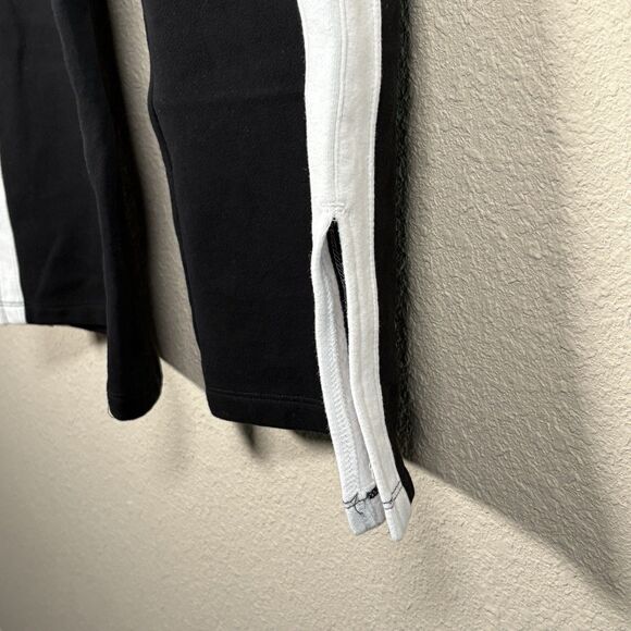 CALVIN KLEIN Performance Womens L‎ Knit Pants Black Stripe Comfort  Gym Workout - Picture 4 of 12